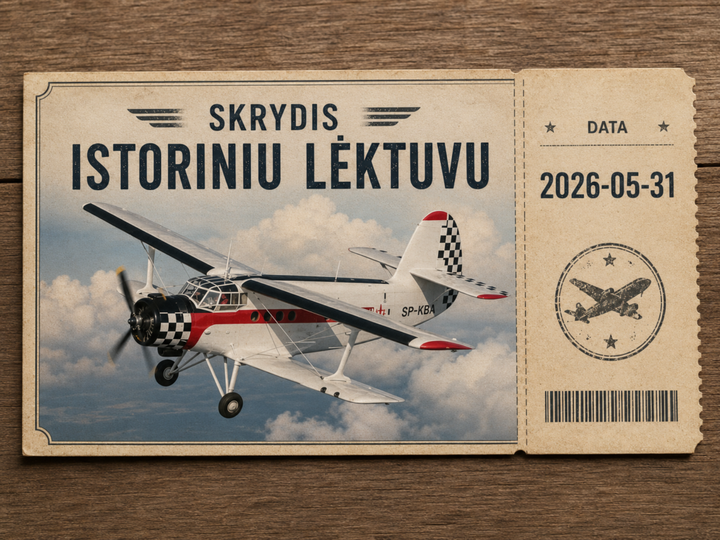 Skrydis istoriniu lėktuvu
